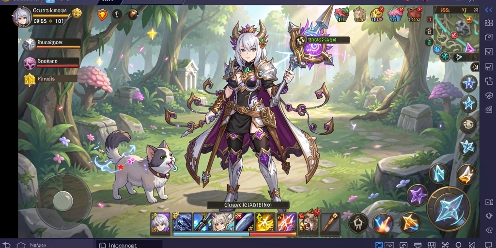 Screenshot dari momen menegangkan saat bertarung dengan monster.