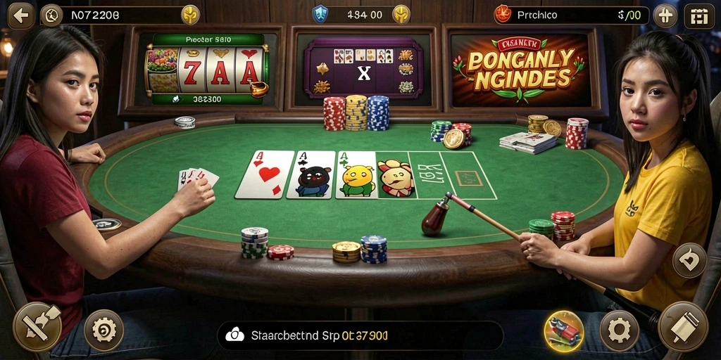 Fitur multiplayer yang memungkinkan bermain bersama teman.
