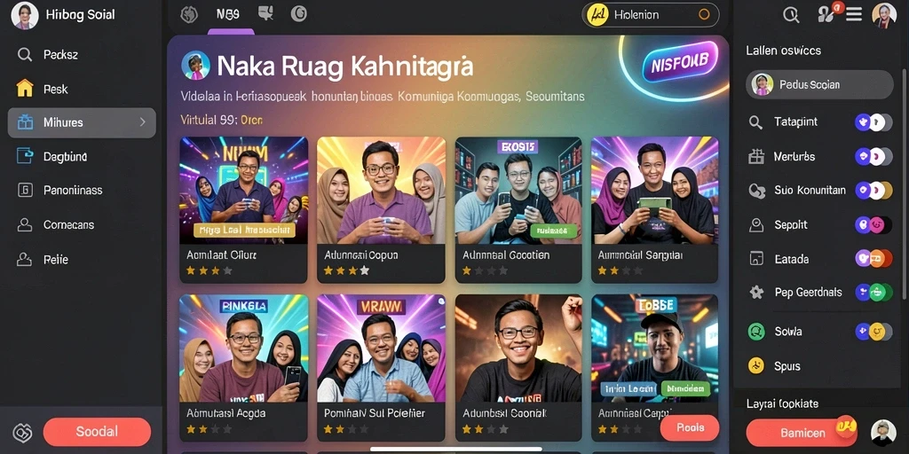 Interaksi sosial yang mengasyikkan.