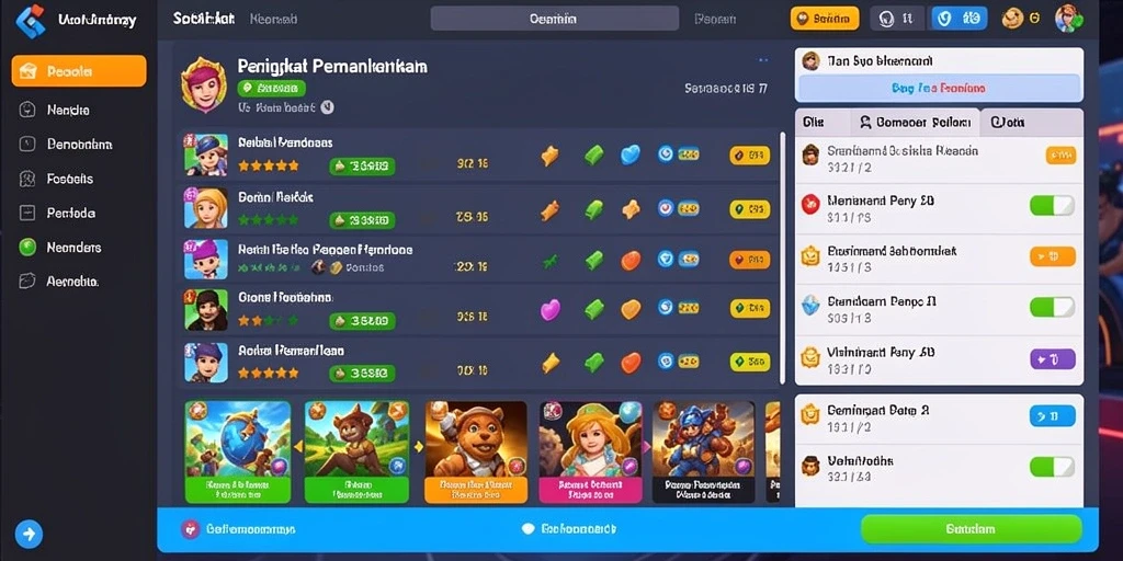 Screenshot karakter unik dalam GILA138.
