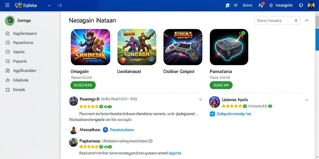 Pemandangan luar biasa dari dunia virtual yang luas.