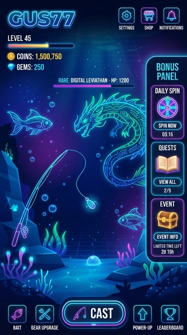 gus77 — layar beranda